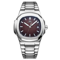 luxury mechanical men watches high quality stainless steel tourbillon automatic wristwatch fashion luminous waterproof clock new