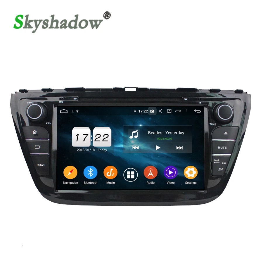IPS DSP Android 10 8 ядер 4G + 32G автомобильный Радио dvd-плеер GPS карта RDS wifi LTE Bluetooth 5 0 для Suzuki