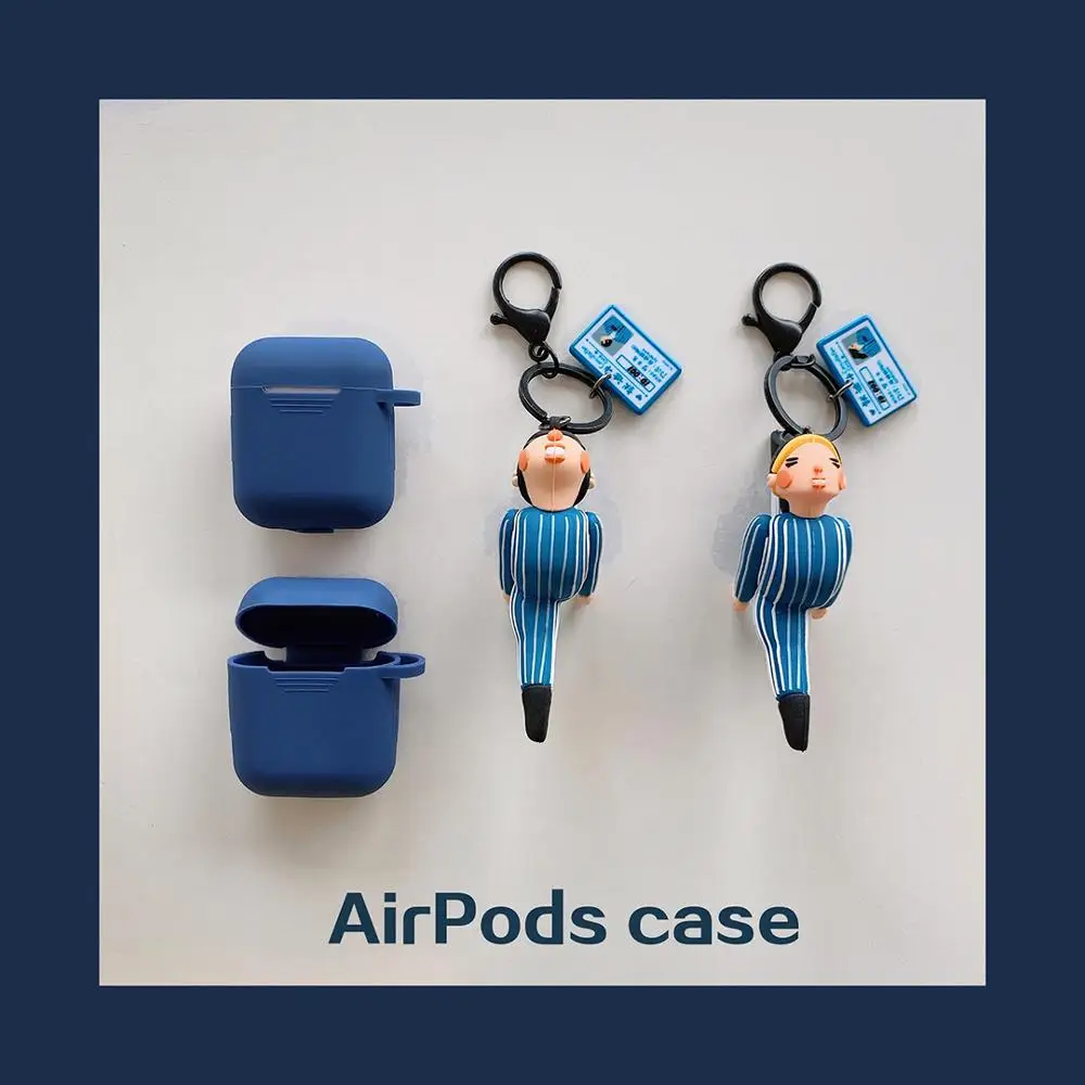 GOOYIYO мягкий силиконовый чехол и Игрушка Декор крюк для Airpods 1 2 Bluetooth наушники