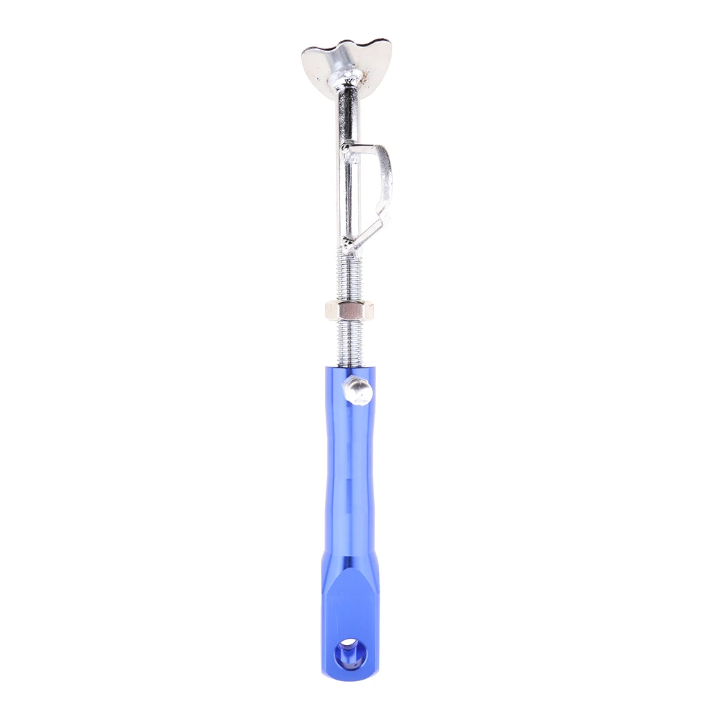 

CNC Aluminium Motorcycle Scooter Adjustable Kickstand Kick Stand Blue