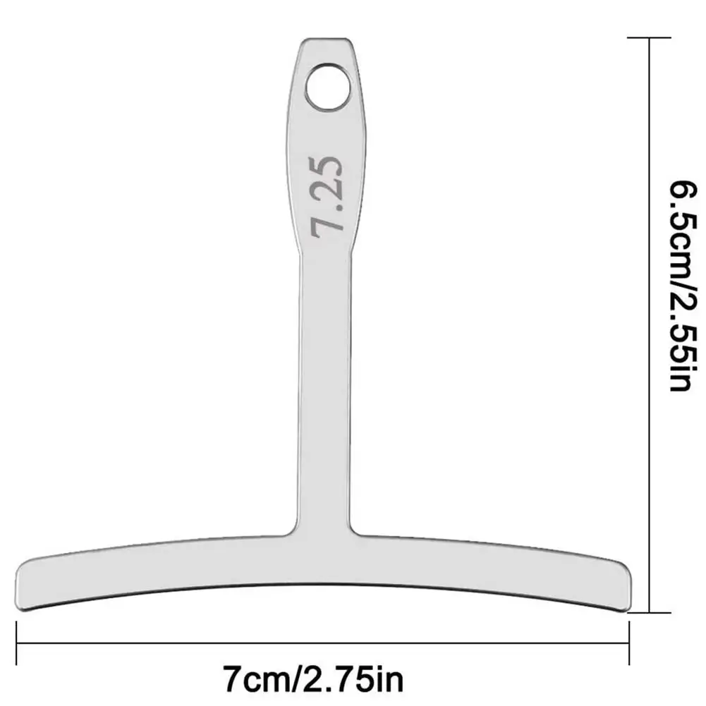 

9pcs Understring Radius Accessories Bass String Guitar Gauge Repair Measure T Shape Understring Radius Gauge