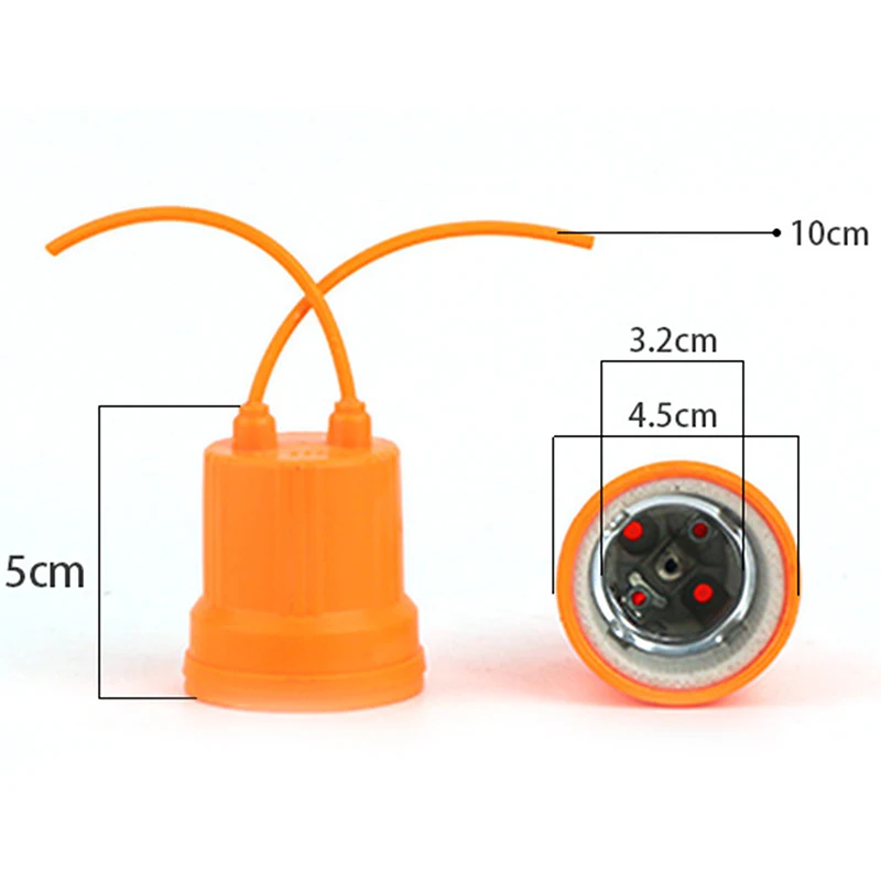 DIY E27 лампа держатель Гнездо Водонепроницаемый лампы керамический патрон гнезда