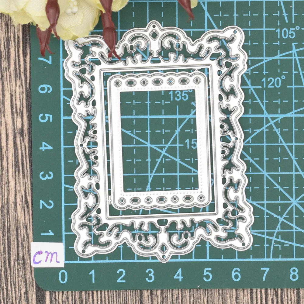Фоновые рамки штампы металлические для скрапбукинга искусства тиснения