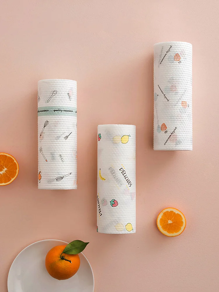 Многоразовые салфетки 50 # для уборки кухни мягкая впитывающая тряпка Влажная и