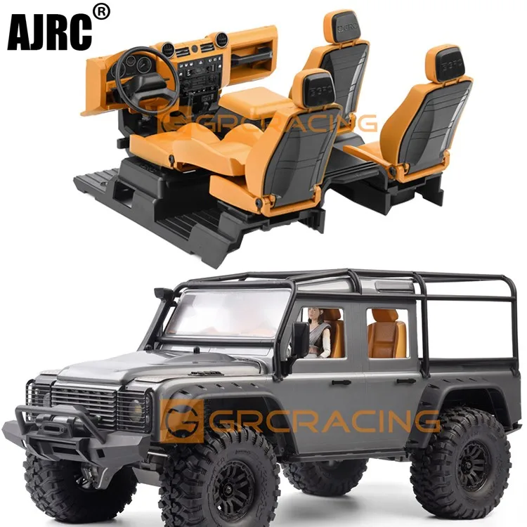 Защитная защита для сиденья GRC TRAXXAS TRX 4 желтая/оранжевая модель интерьера TRX4