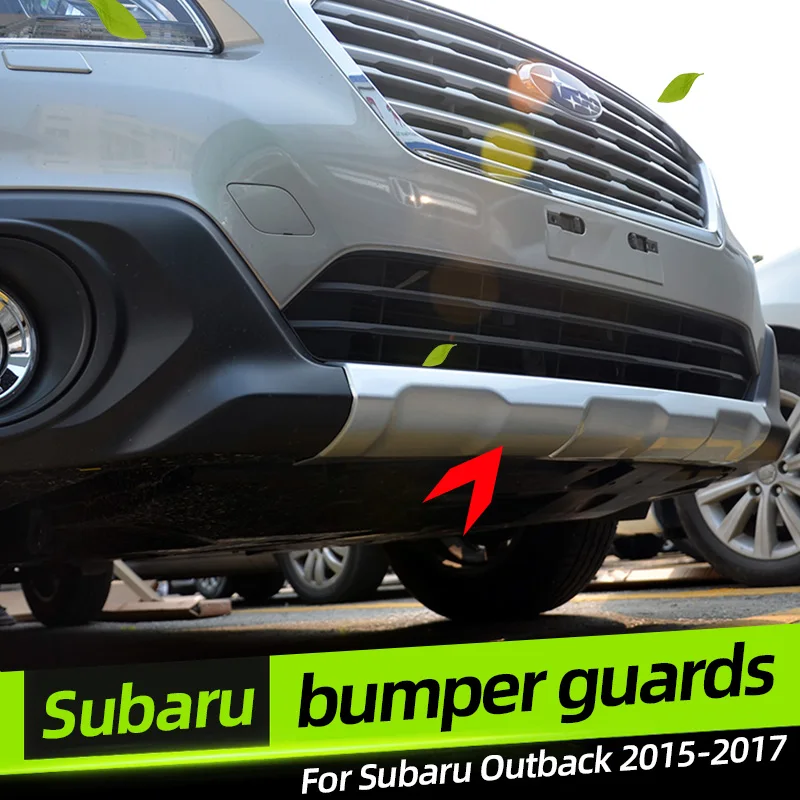 

For Subaru Outback 2015-2017 ABS Former Rear Bumpers Spoiler Bar Lower Protector Bumper Lip Trunk Spoiler Car Styling Accessorie