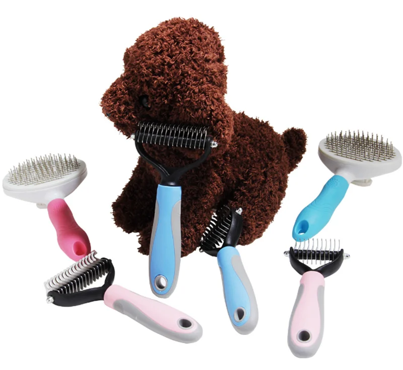 

Расческа для домашних животных автоматическая щетка для чистки Профессиональная щетка для груминга для кошек и собак быстрая Чистка Аксес...