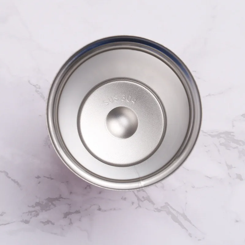 Двойная кофейная чашка горячая Распродажа из нержавеющей стали уличная