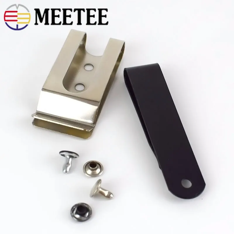 Meetee 2 шт. 5 5/6 7 см металлические зажимы для ремня фурнитура пряжка крючок карманов