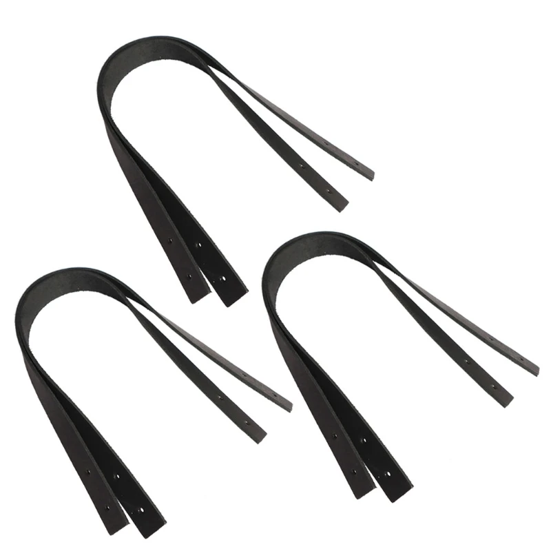 

6Pcs Cow Split Leather Purse Handles Genuine Leather Bag Straps DIY Handbag