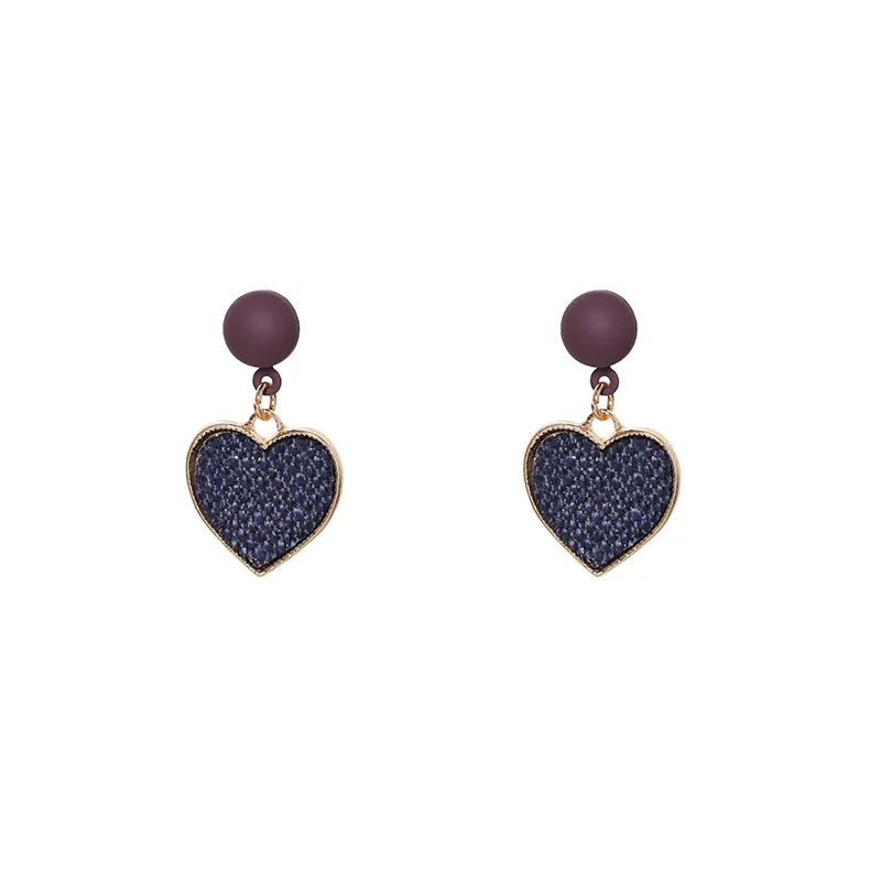 

Korean Temperament Love Earrings Women's Geometric New Female Fashion Earrings Vintage Heart-shaped Ear Jewelry Friend's Gifts