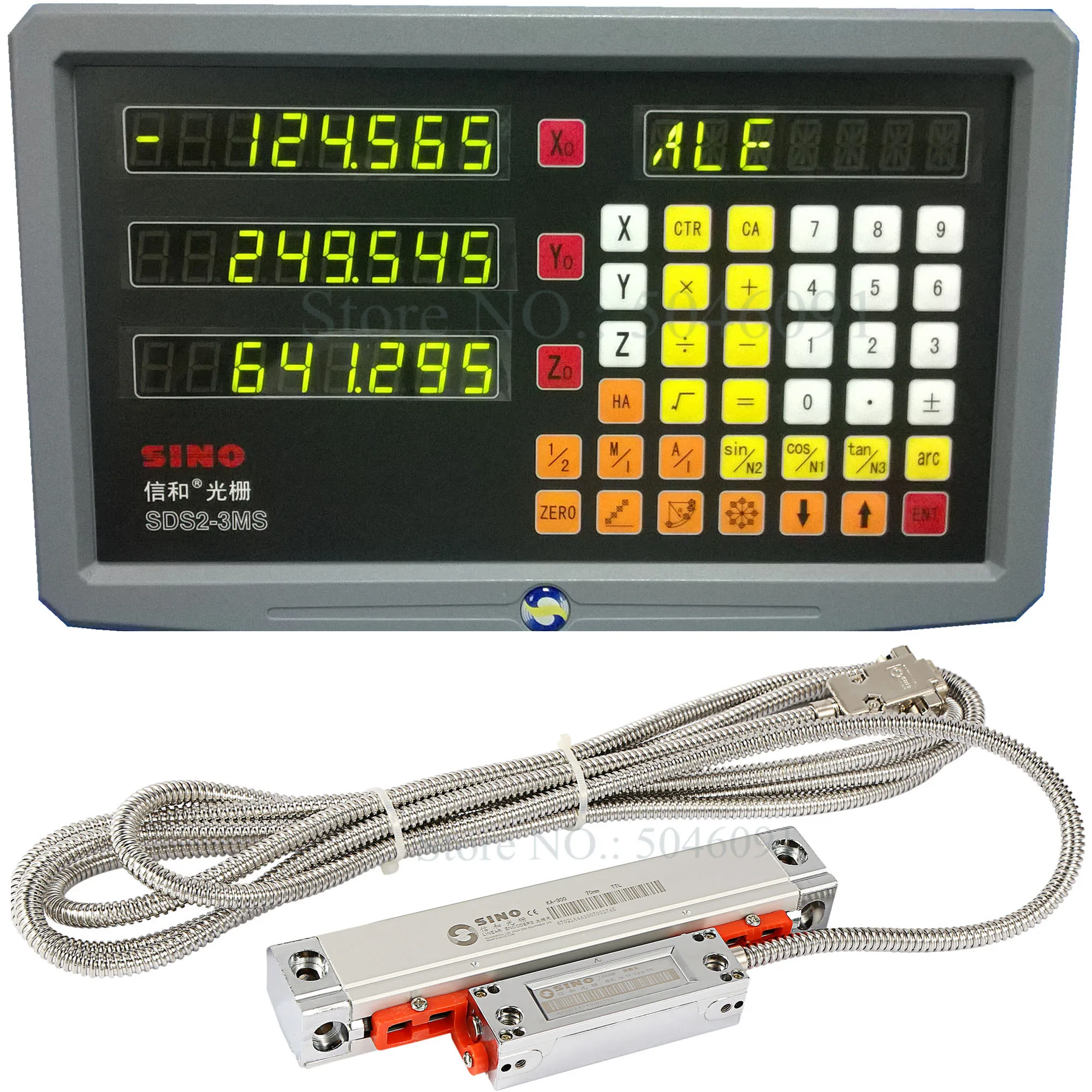 Полный набор фрезерный станок токарно винторезный китайско УЦИ Комплект SDS2 3MS 3