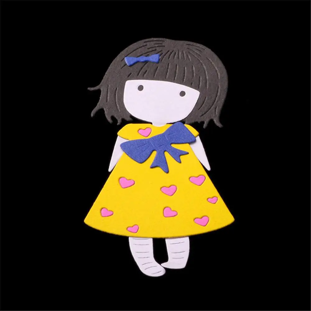 16 видов цветок девушка высечки МЕТАЛЛИЧЕСКАЯ ВОЛНА для скрапбукинга Дерево