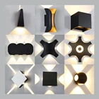 Открытый водонепроницаемый садовый забор Настенные светильники Внутреннее освещение IP65 коридор проход ванная комната гостиная спальня современные настенные светильники