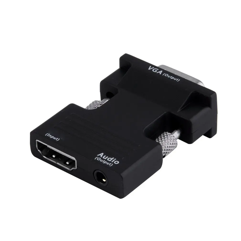 Адаптер HDMI-совместимый с женским и мужским разъемами VGA поддержка вывода сигнала