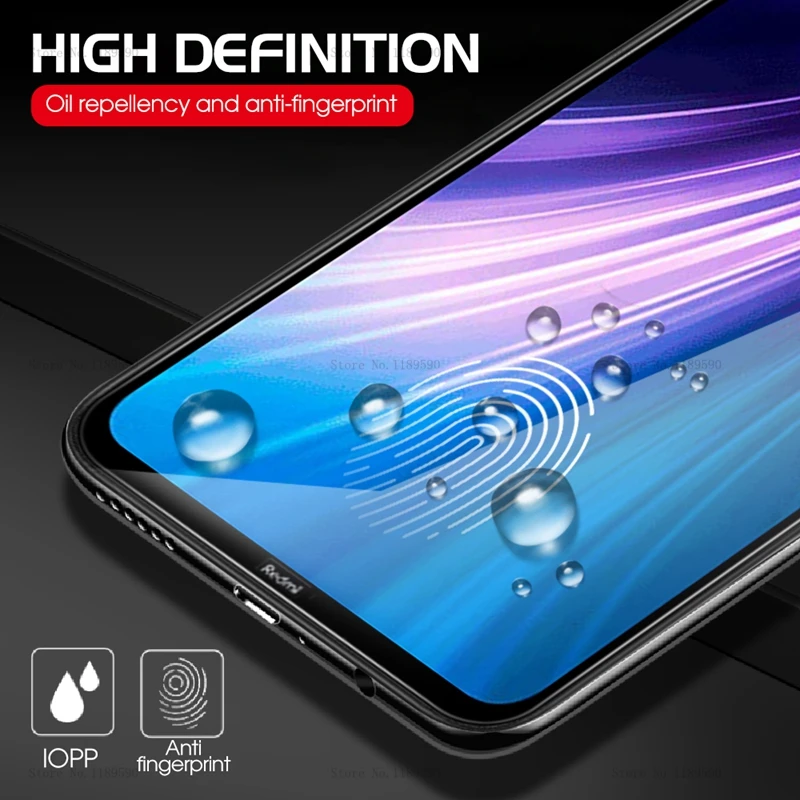 Защитное стекло для Xiaomi Redmi 8 8A Note Pro 8T твердая пленка закаленное | Мобильные
