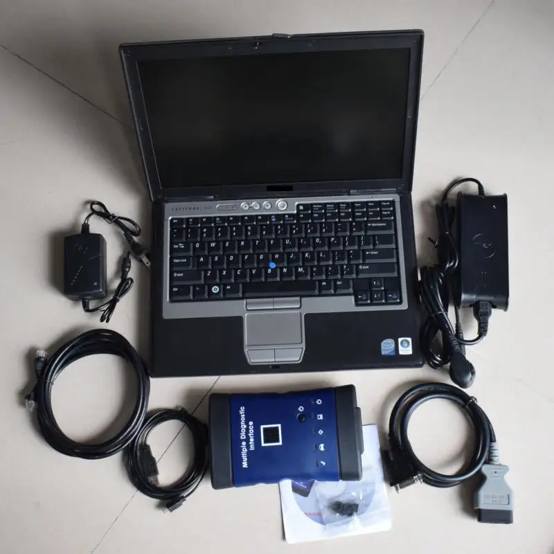 Новый интерфейс Сканер G-M MDI Диагностический инструмент USB Connect Без Wifi с многоязычной GDS2 в компьютере Second Hand Laptop D630.