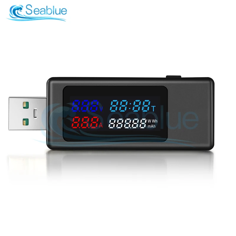 

Aideepen USB-тестер тока и напряжения 4-30В 0-6.5А