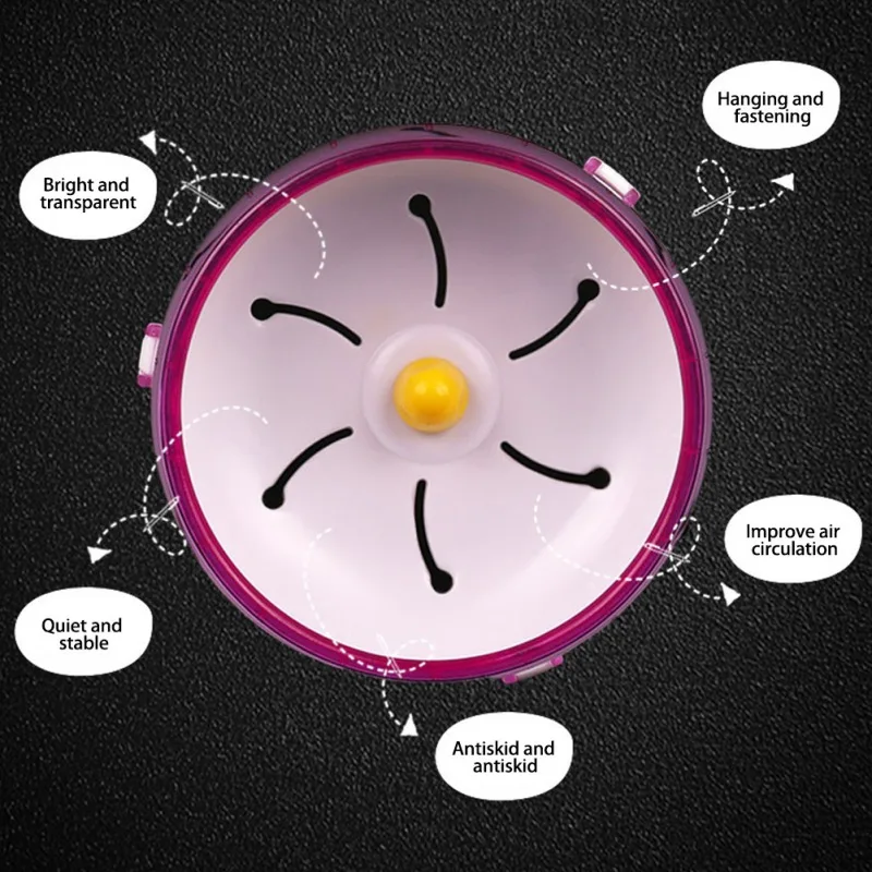 Колесо для упражнений хомяка тихий Спиннер морская свинка круглые колеса бега