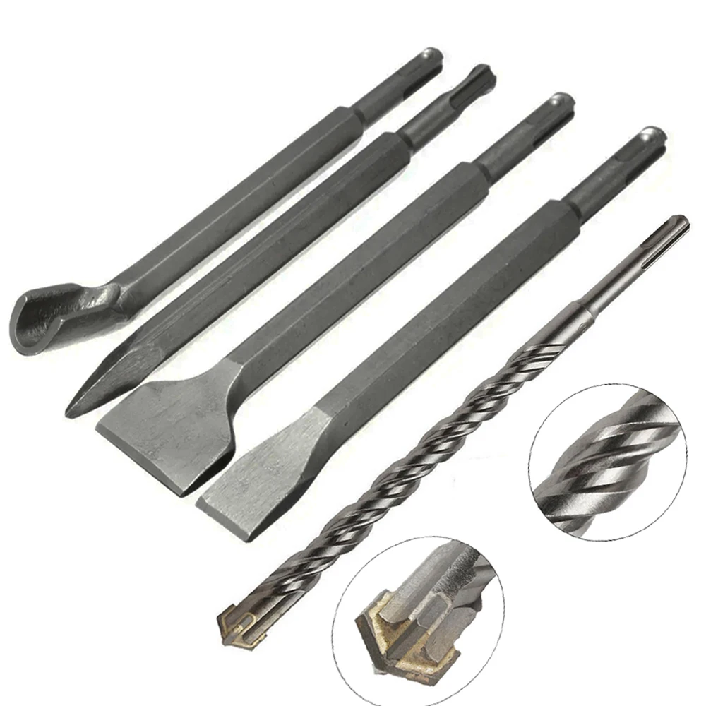 1Pcs SDS Plus Shank Electric Hammer Drill Bit Point/Groove/F