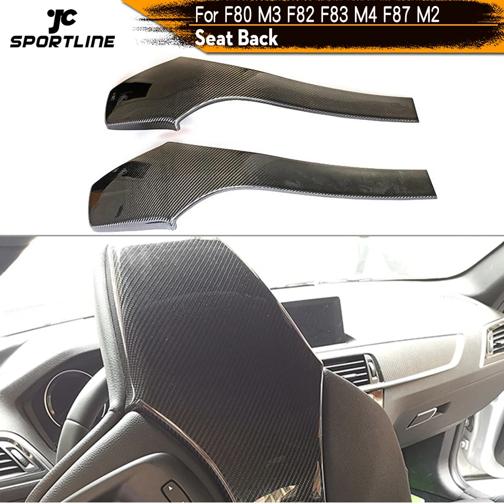 

Back Seat Shell for BMW F80 M3 F82 F83 M4 F87 M2C Competition Seatback Shell Cover Trim 2018 2019 Carbon Fiber