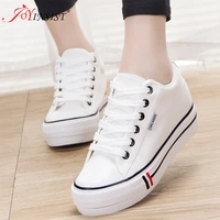 increased female canvas shoes women sneakers breathable casual white shoes woman spring and autumn canvas shoes