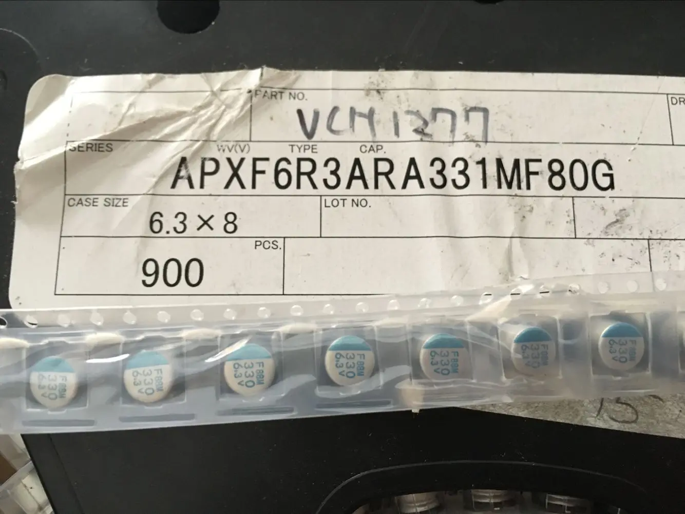 

Kingbox solid 6.3 6.3 by 8 chemical PXF V330UF patch solid-state capacitors 330 uf 6.3 V