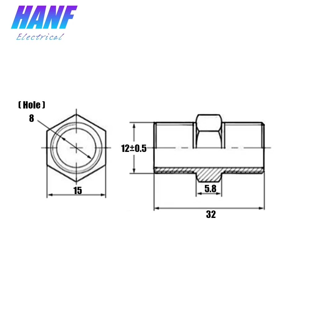 1 шт. шестигранная Резьба BSP штекер штекер|straight connector|pipe fittingsmale thread |