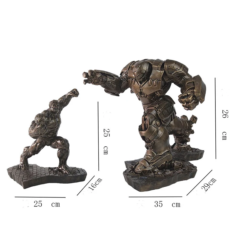 Hulk Hulkbuster EMS 32 см Мстители халкбастер Железного человека MK50 ПВХ Модель Фигурки игрушки я Железный человек Халк MK7 модель игрушки для подарка - Цвет: Hulk Hulkbuster