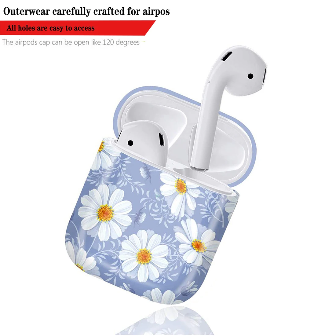 

Cute Flower Earphone Case For Apple AirPods Pro 2 1 3 Marble Headphone Earphone Accessories Protective Cover For Girls Luxury