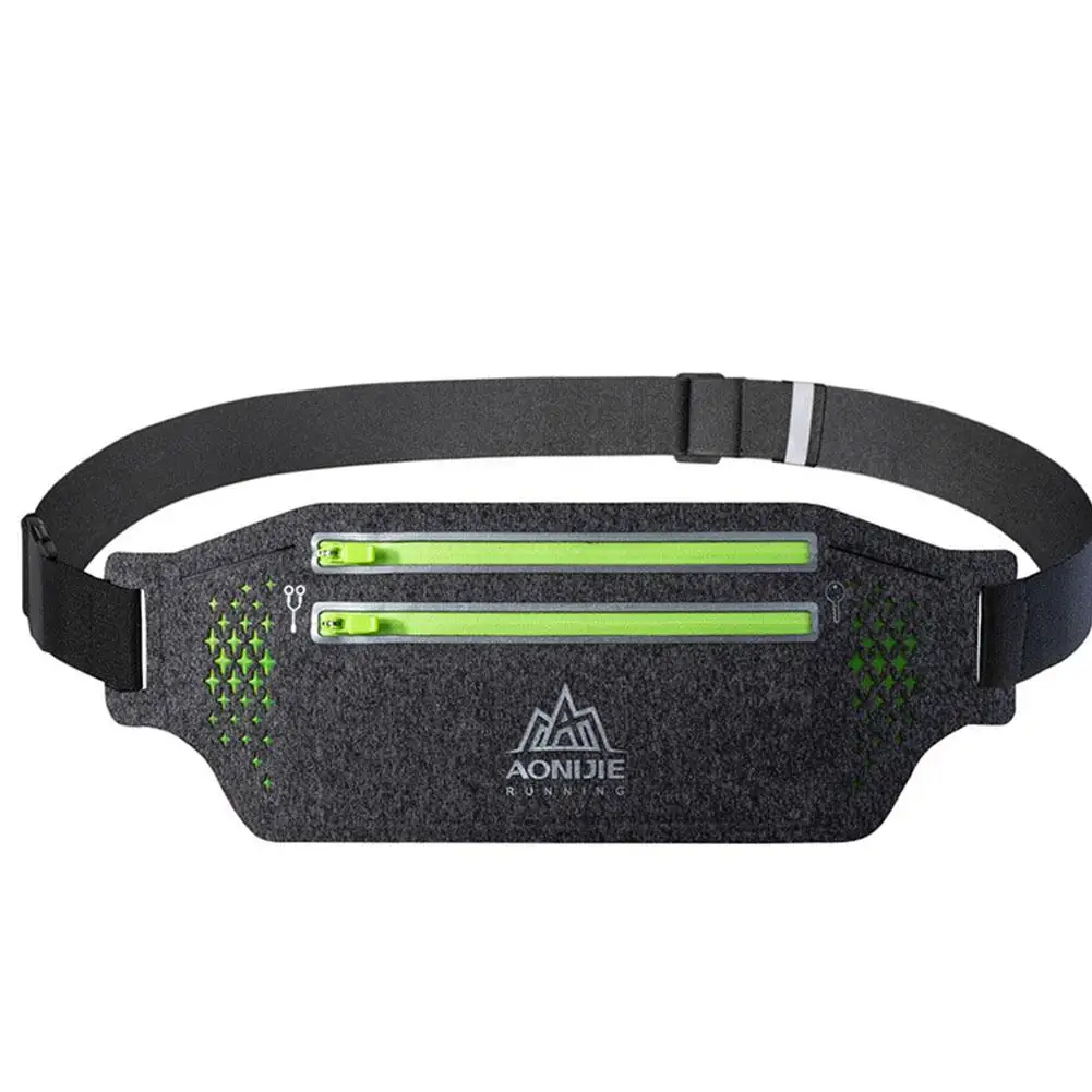 Поясная Сумка hobbylan для бега тонкая поясная сумка с карманом спорта на открытом