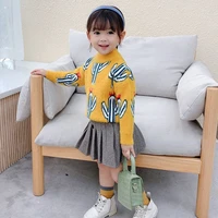 girls sweater babys coat outwear 2021 cactus thicken warm winter autumn knitting pullover christmas gift childrens clothing