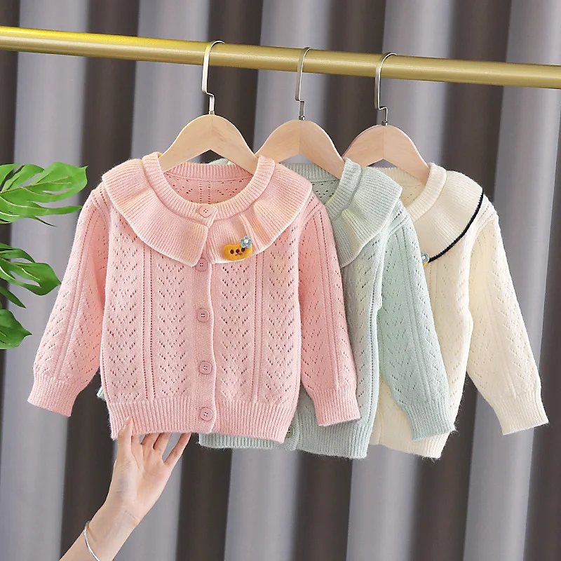 

Baby Sweaters Cardigans Long Sleeve Newborn Infant Unisex Knitted Jackets & Coats Button Up Toddler Kids Knitwear Clothes Autumn
