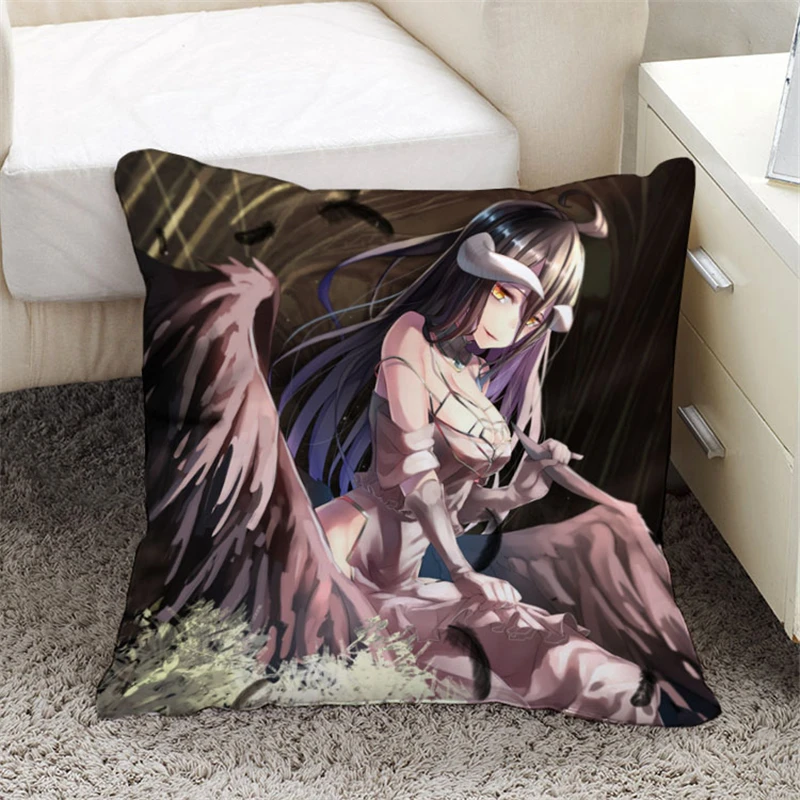 Аниме Манга Оверлорд альбедо нарберал мультфильм сглаза Двусторонняя атласная