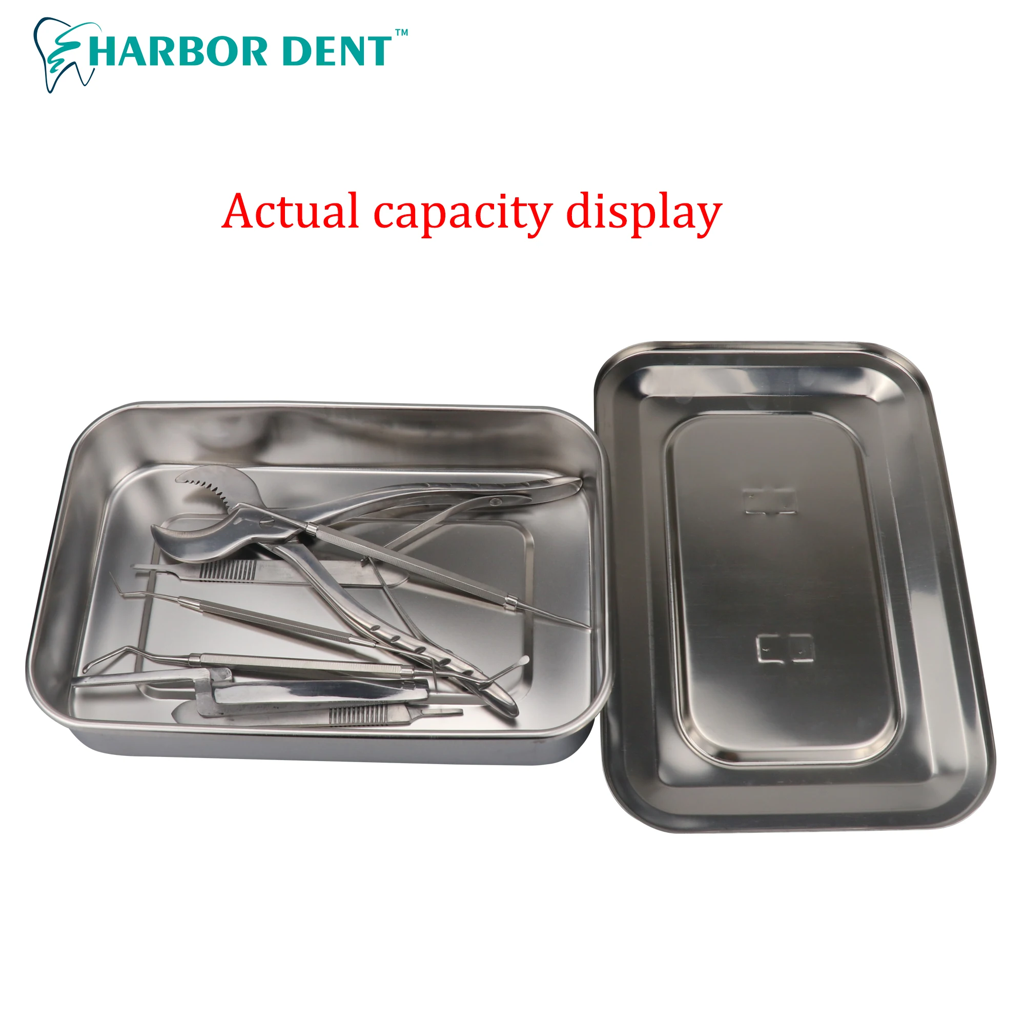 Стоматологическая лоток для инструментов из нержавеющей стали хирургическая