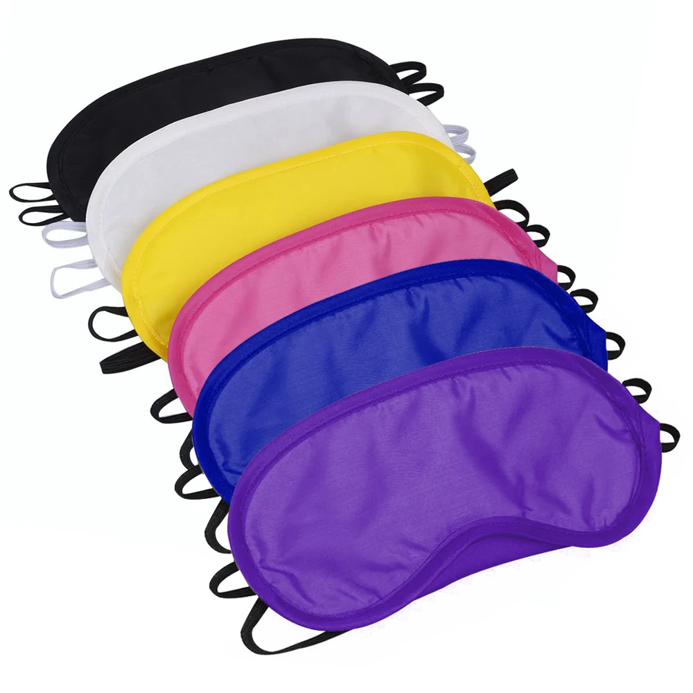 

Sleep Mask Natural Sleeping Eye Mask Eyeshade Cover Shade Eye Patch Women Men Soft Portable Blindfold Travel Eyepatch 100Pcs/Lot