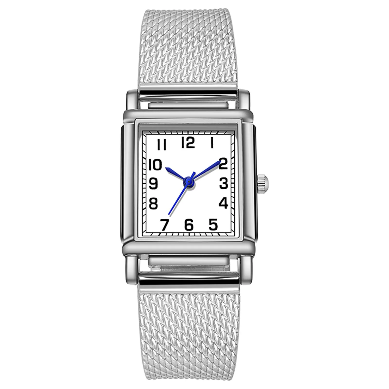 

Ladies Watch Fashion Retro Quartz Watch Silicone Mesh Band Watch Watches Square Wristwatches Elegant Clock Montre Reloj Mujer
