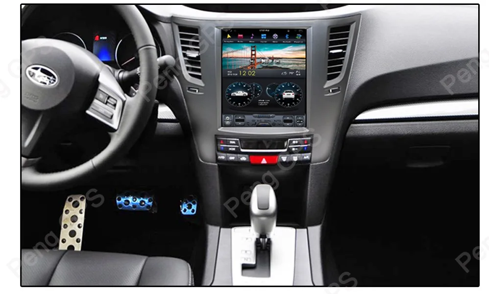 10," 6 ядер Android 8,1 Тесла вертикальный экран для Subaru Legacy Outback 2009- аудио плеер gps навигация 1920*1080 4K блок
