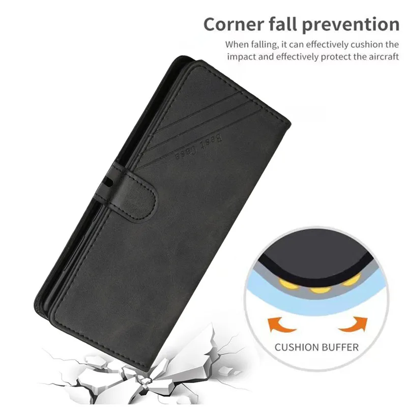 for xiaomi poco m4 pro 5g case leather flip case on for funda xiaomi poco m4 pro 5g phone cases pocom4 pro magnetic wallet cover free global shipping