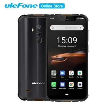 Ulefone Armor 5S 5,85 ''водонепроницаемый IP68 NFC прочный MT6763 Otca-core Android 9,0 4 Гб+ 64 Гб Беспроводная зарядка 4G LTE мобильный телефон