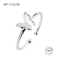 silver 925 open woman ring siliver butterfly shape finger jewlery ring wholesale party gifts fine jewelry wholesale