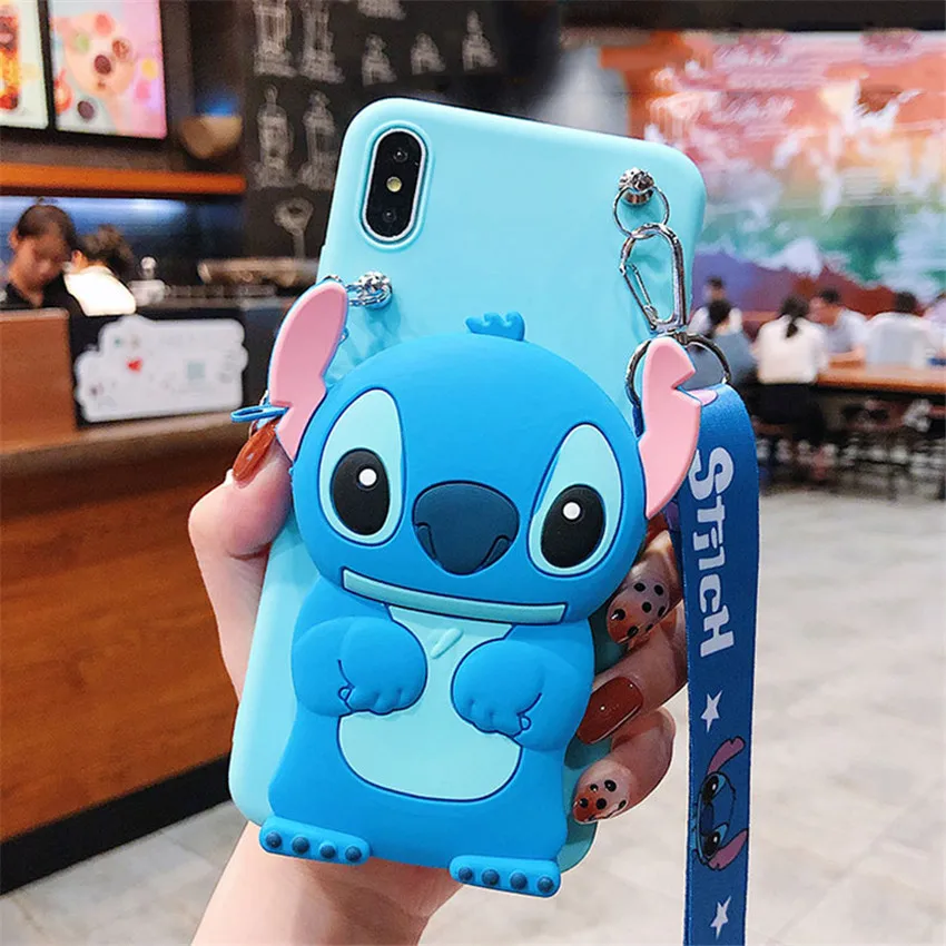 Стежка с рисунком Китти Кэт, чехол для samsung Galaxy S7 край S8 S9 S10 S10E Note 8, 9, 10, J4 J6 J8 A6 A7 A8 плюс A9 и отделением для карт