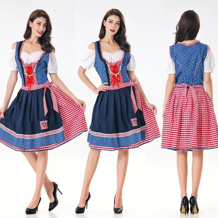 

New Halloween Princess Skirt Bar Beer Maid Costume