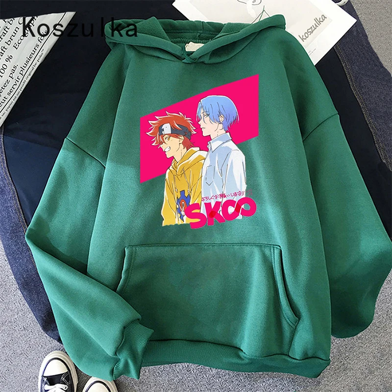 

SK8 The Infinity -Reki kya /Langa hasegawa Hoodies Spring Women Long Sleeve Oversized Sweatshirt Kawaii Anime Clothes Streetwear
