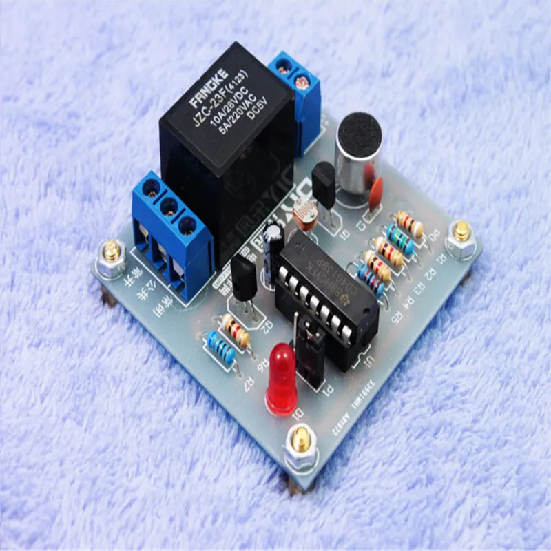 

Комплект переключателей управления звуком и светильник с задержкой, касанием, пультом дистанционного управления, звуковым управлением, мн...