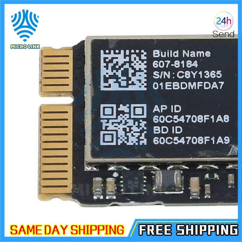 Б/у карта BCM943224PCIEBT2 для Apple MacBook Air 11 A1370 A1465 13 дюймов A1369 A1466 2010 2011 2012 год | Компьютеры и