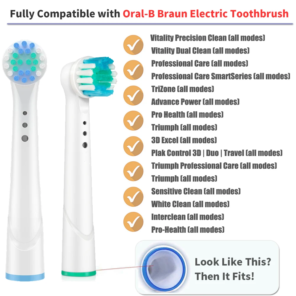 Сменные насадки для зубной щетки Oral B электрическая зубная щетка Advance Power/Pro