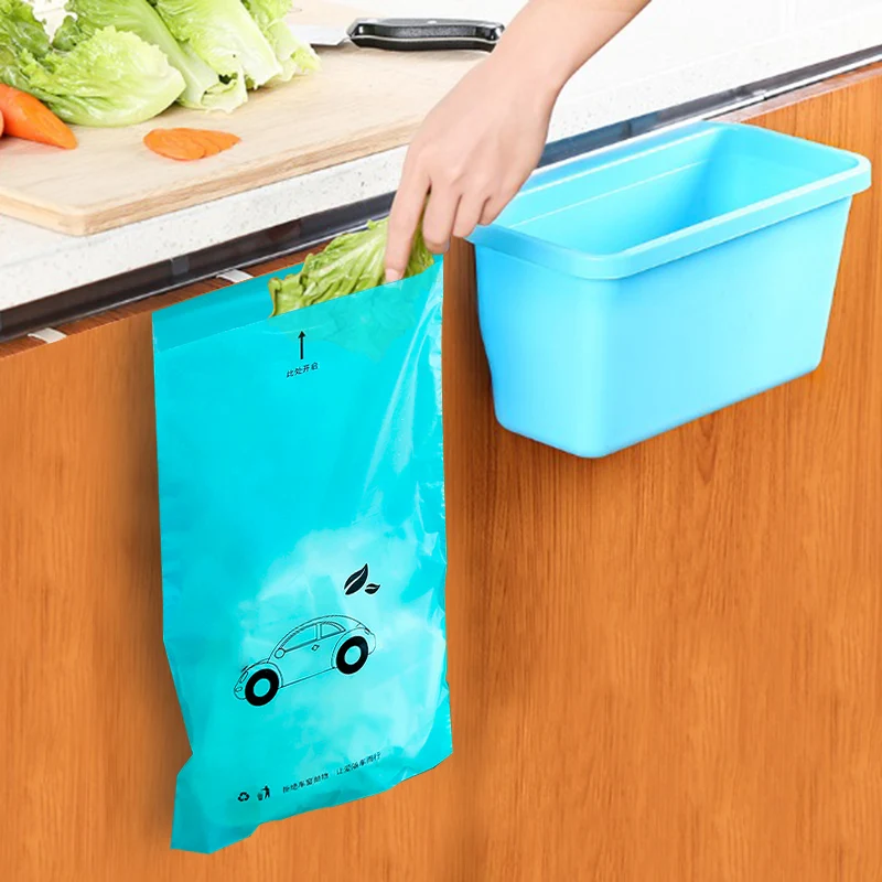 

Car Trash Bag Disposable Self-Adhesive Car Biodegradable Trash Rubbish Holder Disposable Garbage Home Self-adhesive Cleaning Bag