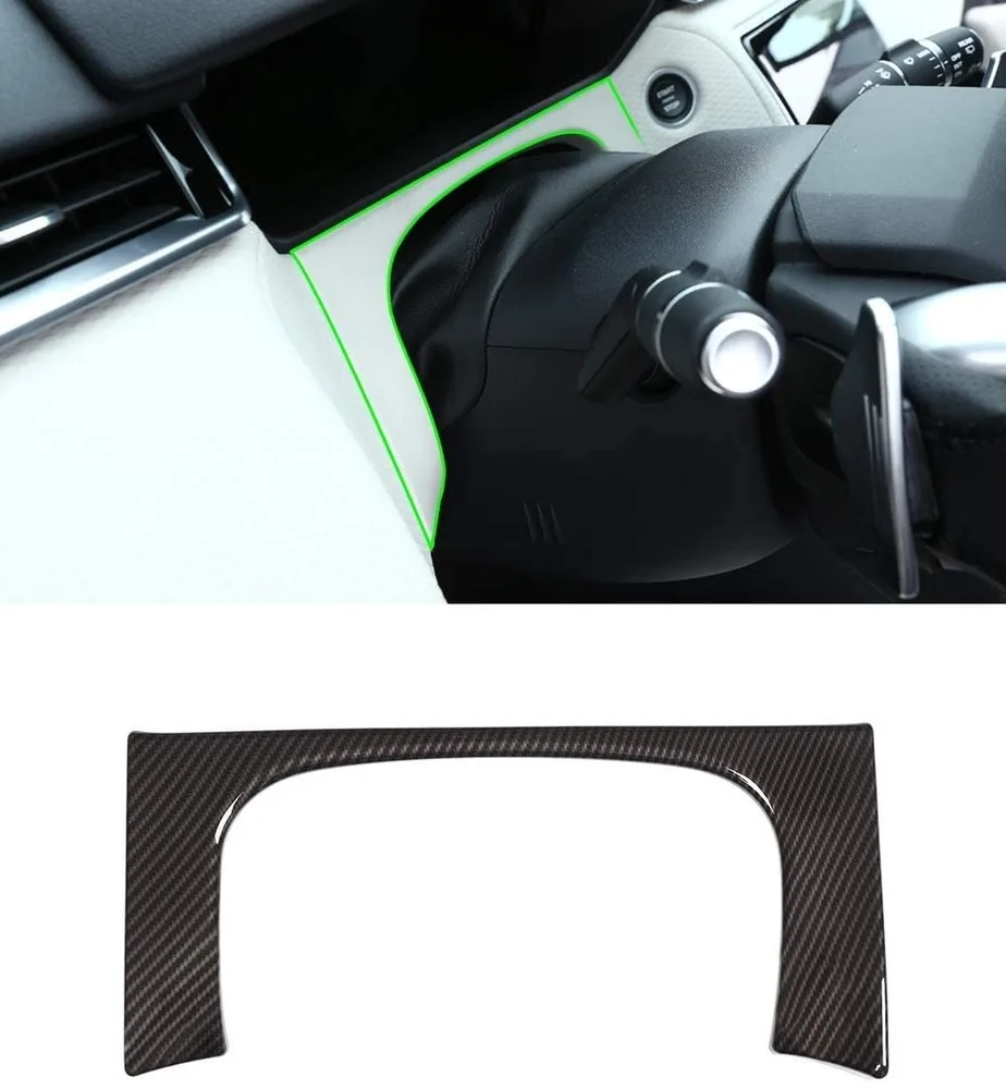 

Carbon Fiber Dashboard Below Decoration Frame Trim 1pc For Land Rover Range Rover Velar 2017 2018