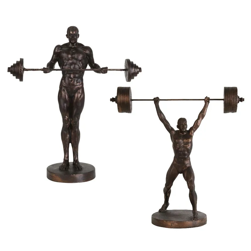 

Скандинавская винтажная поднимающая вес фигурка художественное изделие персонажи скульптура домашний Декор Аксессуары современное искус...